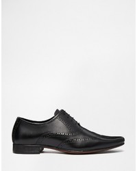 schwarze Leder Brogues von Asos