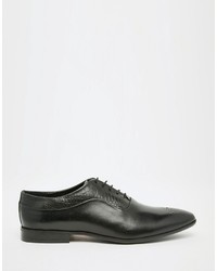 schwarze Leder Brogues von Asos