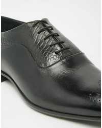 schwarze Leder Brogues von Asos