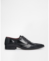 schwarze Leder Brogues von Asos