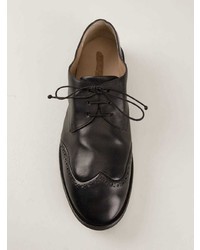 schwarze Leder Brogues von Marsèll