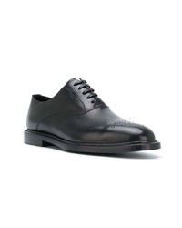 schwarze Leder Brogues von Dolce & Gabbana