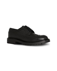 schwarze Leder Brogues von Burberry