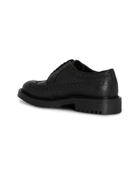 schwarze Leder Brogues von Burberry