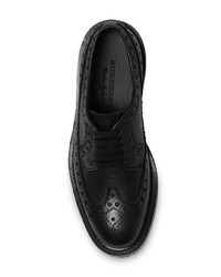 schwarze Leder Brogues von Burberry