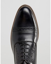 schwarze Leder Brogues von Asos