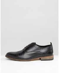 schwarze Leder Brogues von Asos