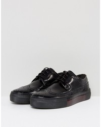 schwarze Leder Brogues von Asos