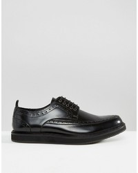 schwarze Leder Brogues von Asos