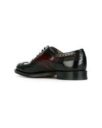 schwarze Leder Brogues von Church's