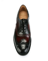 schwarze Leder Brogues von Church's