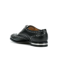 schwarze Leder Brogues von Church's