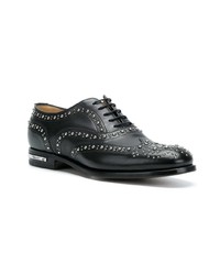 schwarze Leder Brogues von Church's