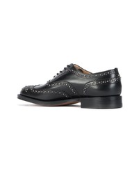 schwarze Leder Brogues von Church's