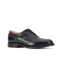 schwarze Leder Brogues von Church's