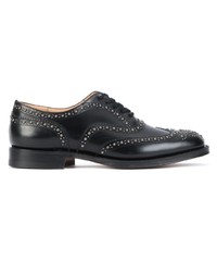 schwarze Leder Brogues von Church's