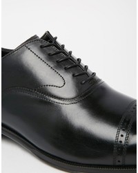 schwarze Leder Brogues von Aldo