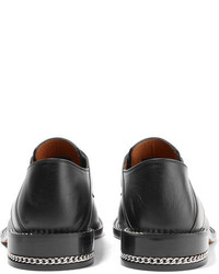 schwarze Leder Brogues von Givenchy