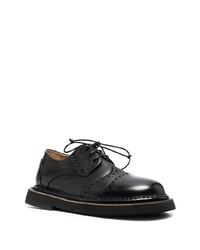 schwarze Leder Brogues von Marsèll