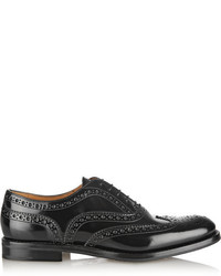 schwarze Leder Brogues von Church's