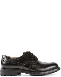 schwarze Leder Brogues von Church's