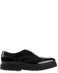 schwarze Leder Brogues von Church's