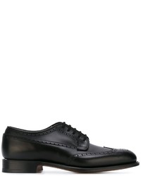 schwarze Leder Brogues von Church's