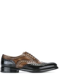 schwarze Leder Brogues von Church's