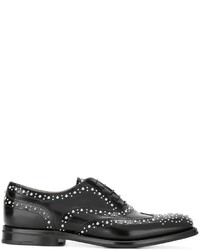 schwarze Leder Brogues von Church's