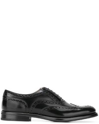 schwarze Leder Brogues von Church's