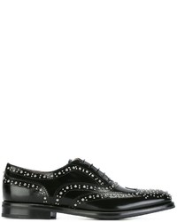 schwarze Leder Brogues von Church's