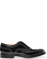 schwarze Leder Brogues von Church's