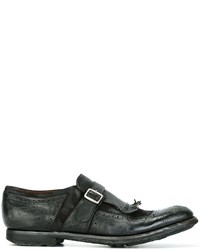 schwarze Leder Brogues von Church's