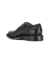 schwarze Leder Brogues von Neighborhood