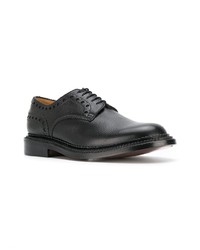 schwarze Leder Brogues von Neighborhood