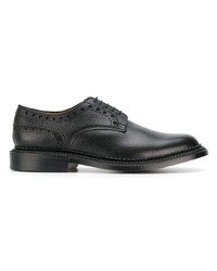 schwarze Leder Brogues von Neighborhood