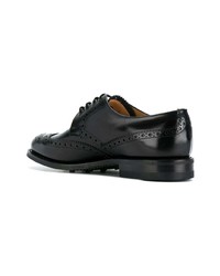 schwarze Leder Brogues von Church's