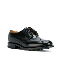 schwarze Leder Brogues von Church's