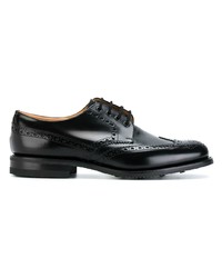 schwarze Leder Brogues von Church's