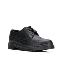 schwarze Leder Brogues von Dr. Martens