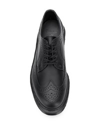 schwarze Leder Brogues von Dr. Martens