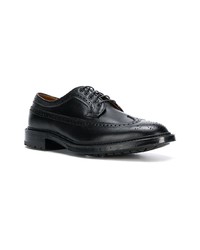 schwarze Leder Brogues von Alden