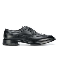 schwarze Leder Brogues von Alden