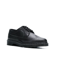 schwarze Leder Brogues von Dr. Martens