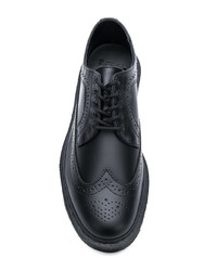 schwarze Leder Brogues von Dr. Martens