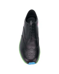 schwarze Leder Brogues von Comme Des Garcons Homme Plus