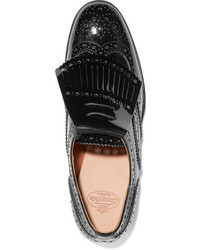 schwarze Leder Brogues von Church's