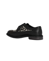 schwarze Leder Brogues von Burberry