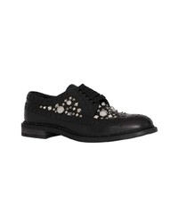 schwarze Leder Brogues von Burberry