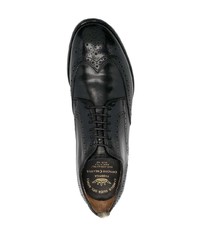 schwarze Leder Brogues von Officine Creative